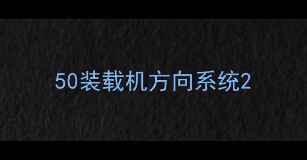图片 50装载机方向系统2