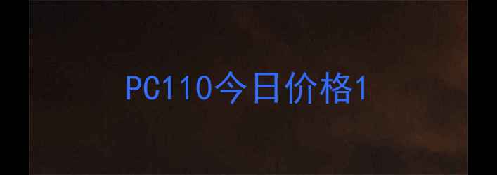 图片 PC110今日价格1