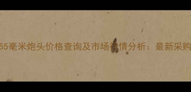 图片 东洋155毫米炮头价格查询及市场行情分析：最新采购指南2