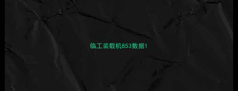 图片 临工装载机853数据1