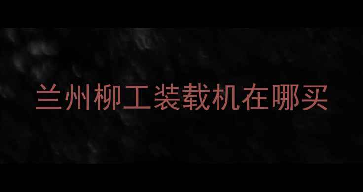 图片 兰州柳工装载机在哪买