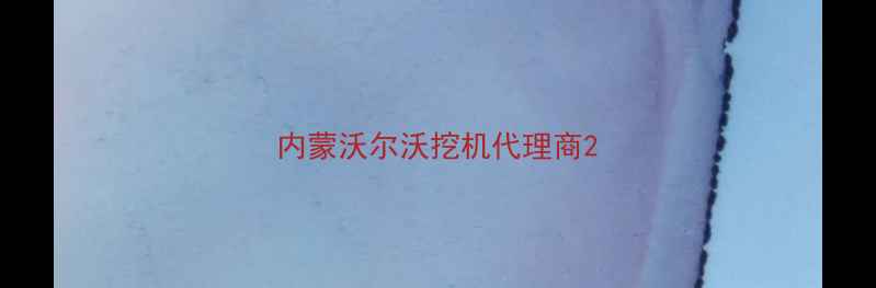 图片 内蒙沃尔沃挖机代理商2