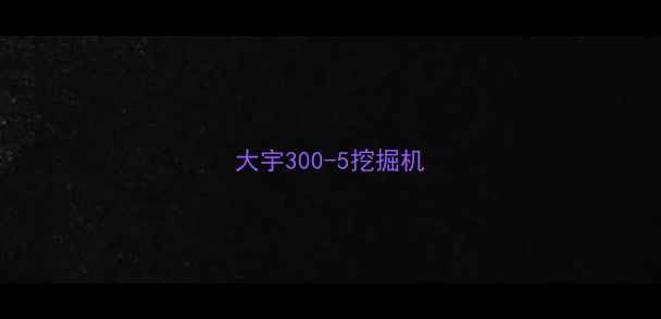 图片 大宇300-5挖掘机