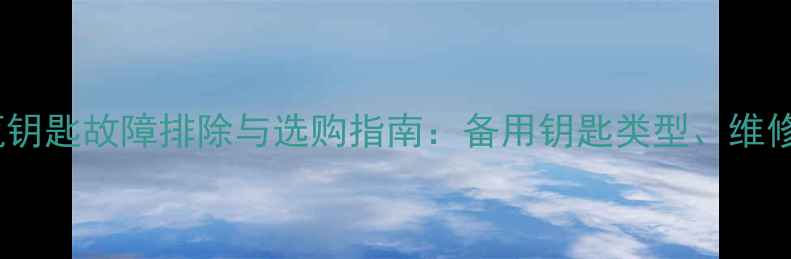 图片 小松110-7挖掘机电瓶钥匙故障排除与选购指南：备用钥匙类型、维修技巧及安全注意事项