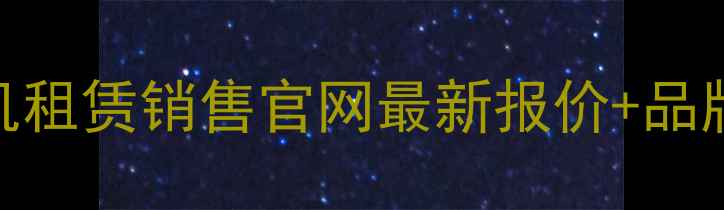 图片 山东广西挖掘机租赁销售官网最新报价+品牌直营+24h服务
