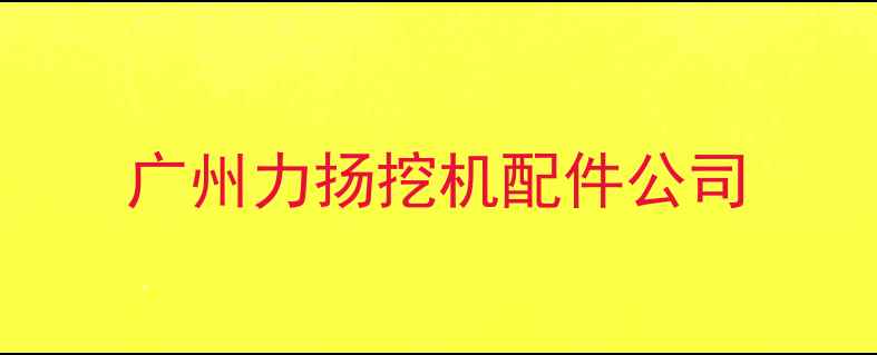 图片 广州力扬挖机配件公司