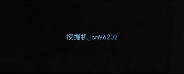 图片 挖掘机jcm96202