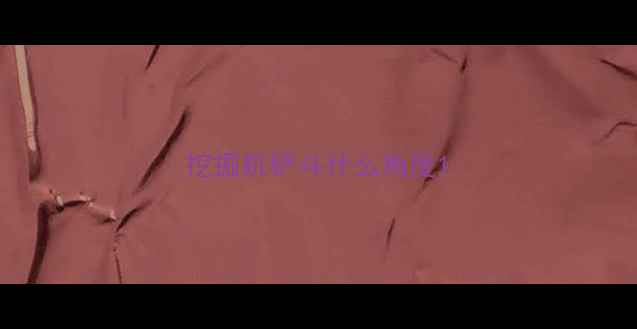 图片 挖掘机铲斗什么角度1