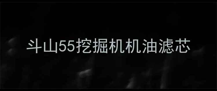 图片 斗山55挖掘机机油滤芯
