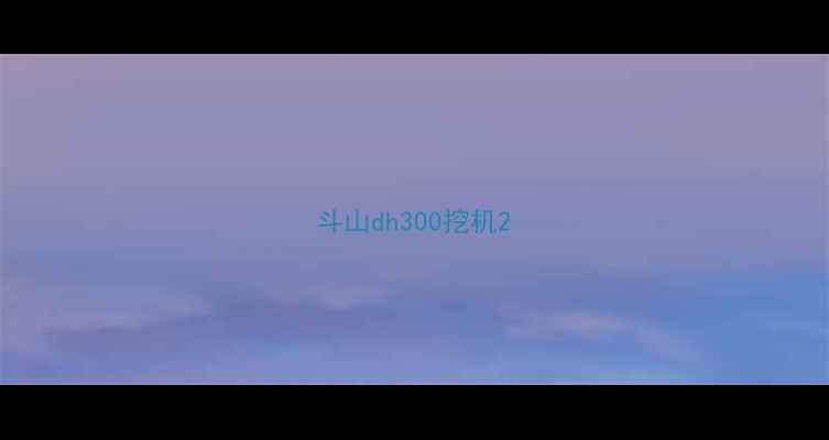 图片 斗山dh300挖机2