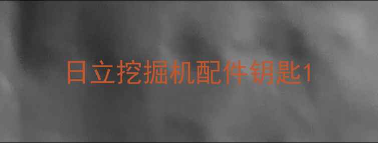 图片 日立挖掘机配件钥匙1