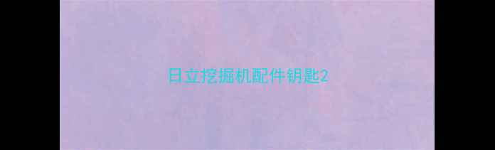 图片 日立挖掘机配件钥匙2
