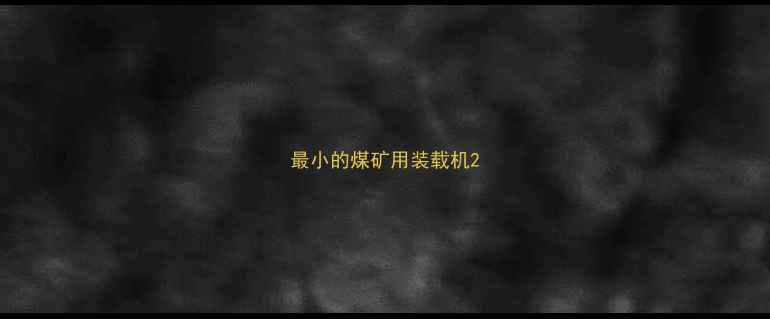 图片 最小的煤矿用装载机2