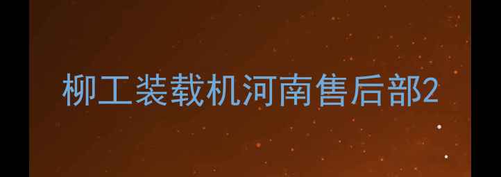 图片 柳工装载机河南售后部2
