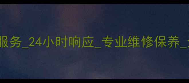 图片 现代挖机全国售后服务_24小时响应_专业维修保养_全国联保服务指南1