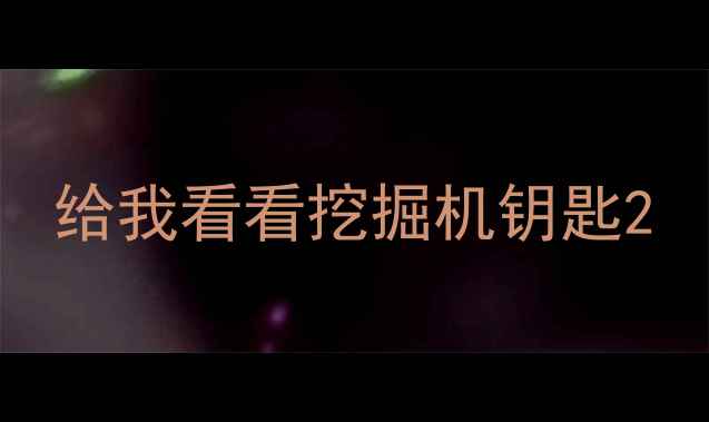图片 给我看看挖掘机钥匙2