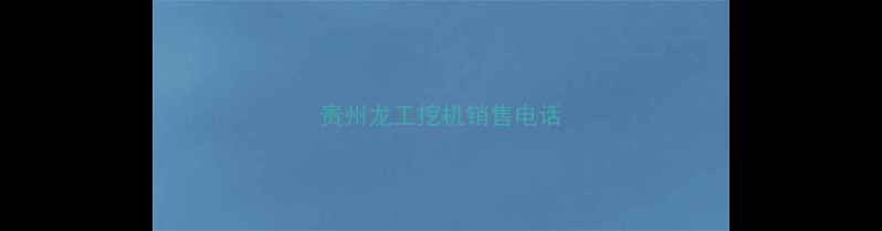 图片 贵州龙工挖机销售电话